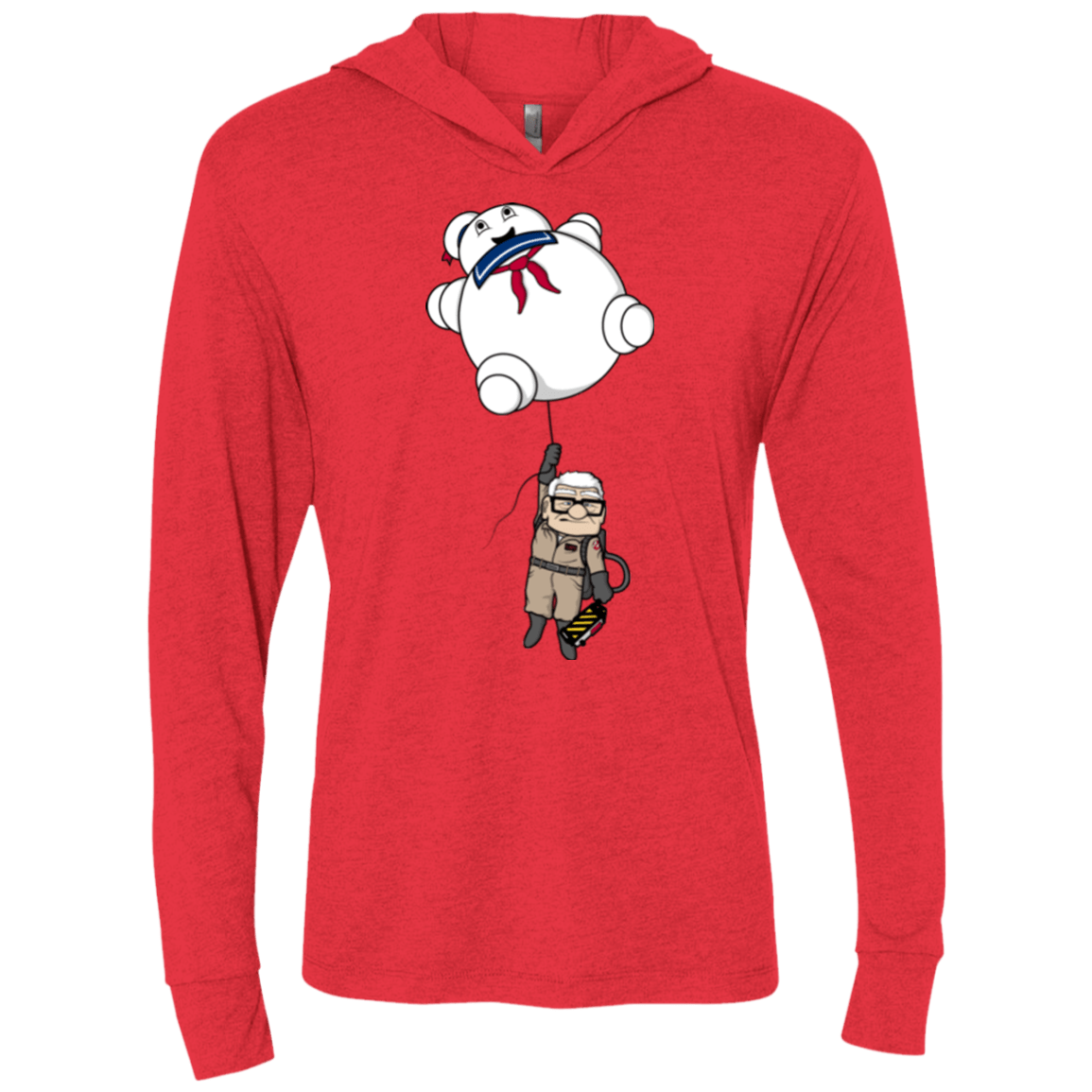 T-Shirts Vintage Red / X-Small Up Busters Triblend Long Sleeve Hoodie Tee