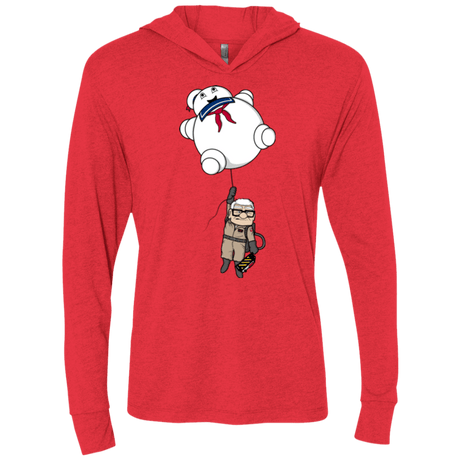 T-Shirts Vintage Red / X-Small Up Busters Triblend Long Sleeve Hoodie Tee