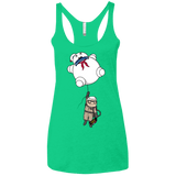 T-Shirts Envy / X-Small Up Busters Women's Triblend Racerback Tank