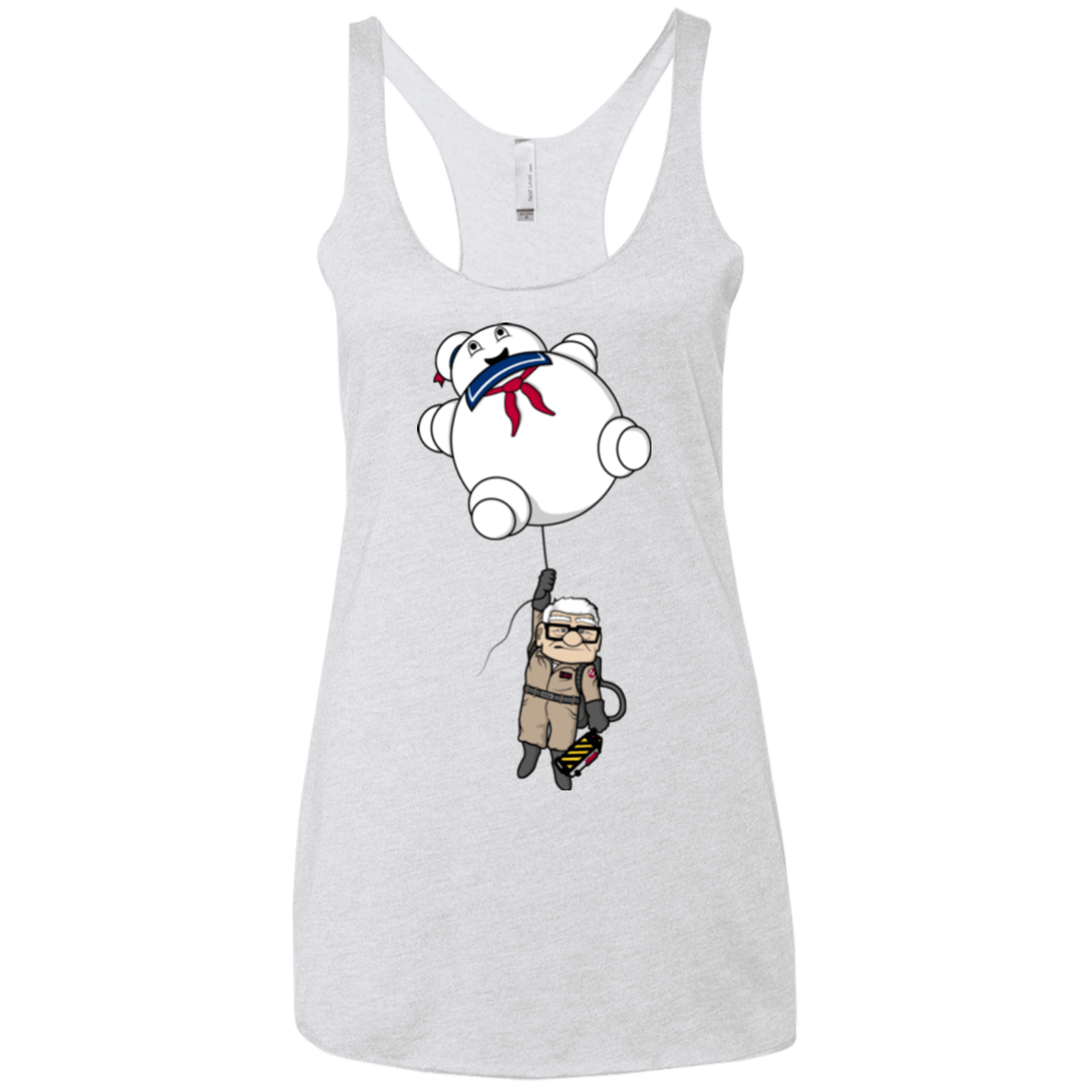 T-Shirts Heather White / X-Small Up Busters Women's Triblend Racerback Tank