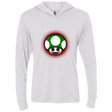 T-Shirts Heather White / X-Small Up Joker Triblend Long Sleeve Hoodie Tee