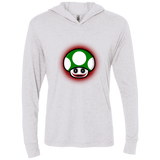 T-Shirts Heather White / X-Small Up Joker Triblend Long Sleeve Hoodie Tee