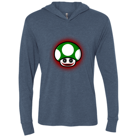 T-Shirts Indigo / X-Small Up Joker Triblend Long Sleeve Hoodie Tee