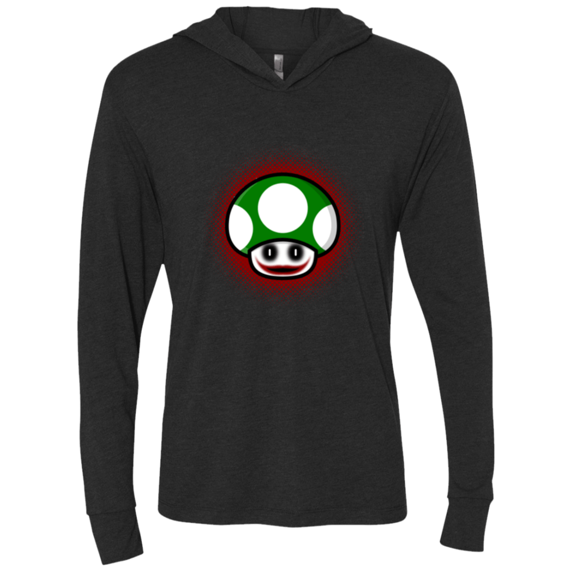 T-Shirts Vintage Black / X-Small Up Joker Triblend Long Sleeve Hoodie Tee