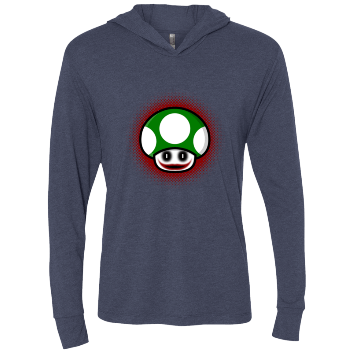 T-Shirts Vintage Navy / X-Small Up Joker Triblend Long Sleeve Hoodie Tee