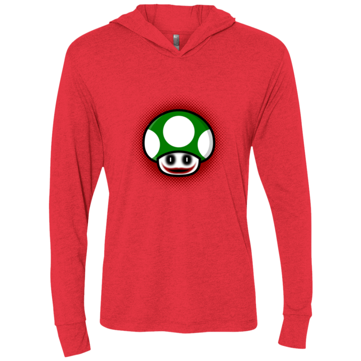 T-Shirts Vintage Red / X-Small Up Joker Triblend Long Sleeve Hoodie Tee