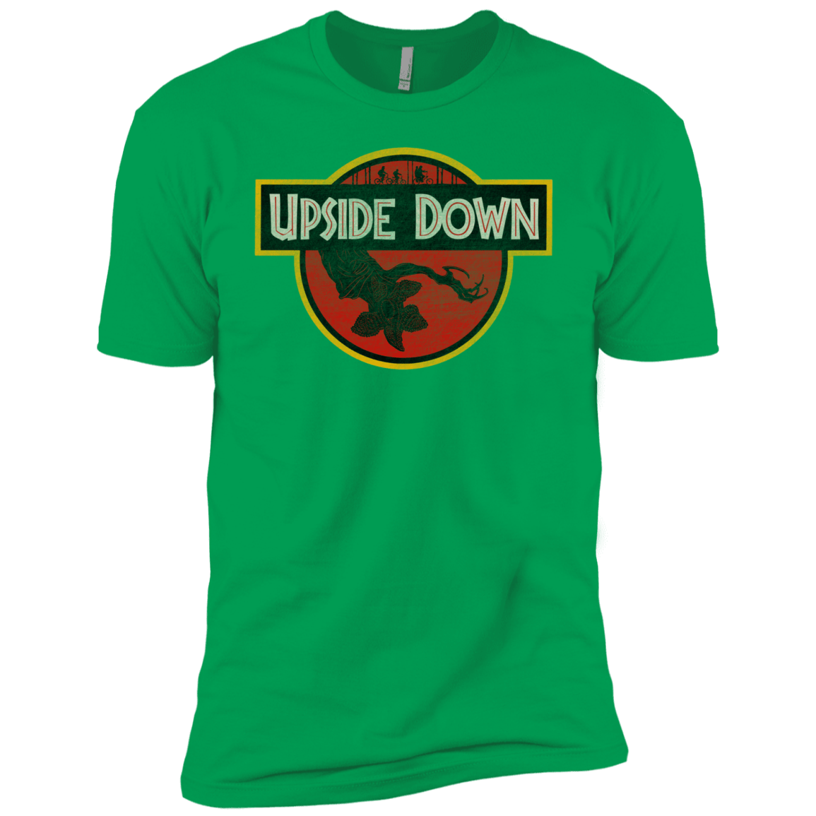 T-Shirts Kelly Green / YXS Upside Down Boys Premium T-Shirt