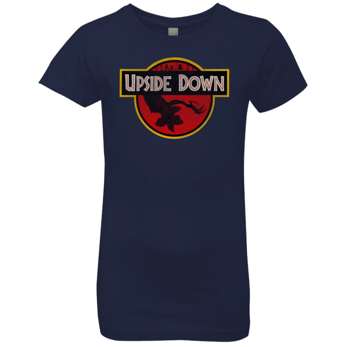 T-Shirts Midnight Navy / YXS Upside Down Girls Premium T-Shirt