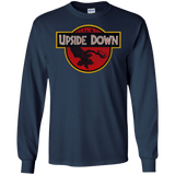 T-Shirts Navy / S Upside Down Men's Long Sleeve T-Shirt