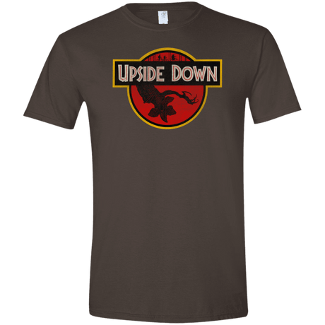 T-Shirts Dark Chocolate / S Upside Down Men's Semi-Fitted Softstyle