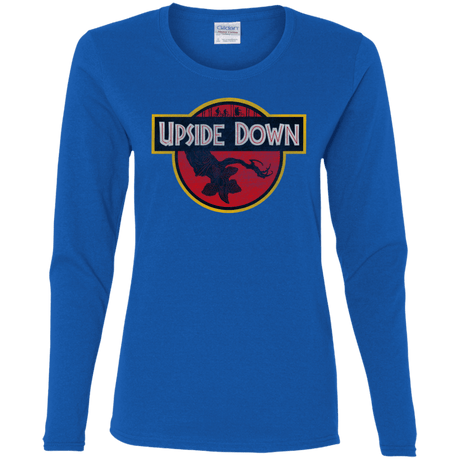 T-Shirts Royal / S Upside Down Women's Long Sleeve T-Shirt