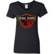 T-Shirts Black / S Upside Down Women's V-Neck T-Shirt