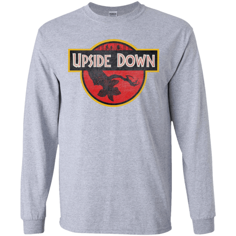 T-Shirts Sport Grey / YS Upside Down Youth Long Sleeve T-Shirt