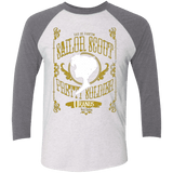 T-Shirts Heather White/Premium Heather / X-Small Uranus Men's Triblend 3/4 Sleeve