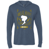 T-Shirts Indigo / X-Small Uranus Triblend Long Sleeve Hoodie Tee