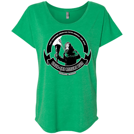T-Shirts Envy / X-Small Uruk Hai Annual Run Triblend Dolman Sleeve