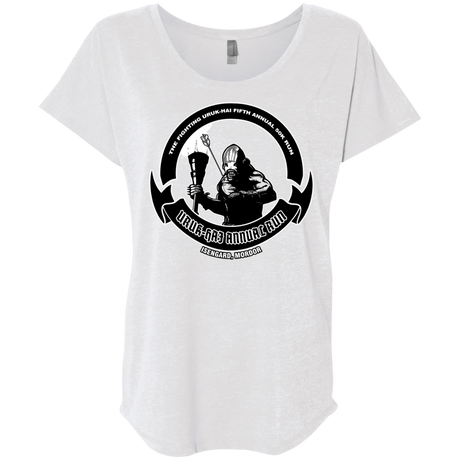 T-Shirts Heather White / X-Small Uruk Hai Annual Run Triblend Dolman Sleeve
