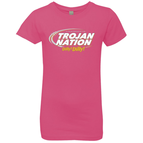 T-Shirts Hot Pink / YXS USC Dilly Dilly Girls Premium T-Shirt