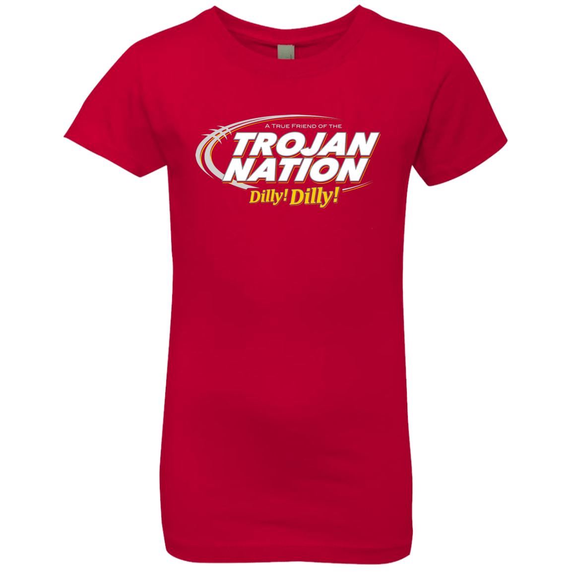 T-Shirts Red / YXS USC Dilly Dilly Girls Premium T-Shirt