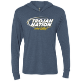 T-Shirts Indigo / X-Small USC Dilly Dilly Triblend Long Sleeve Hoodie Tee