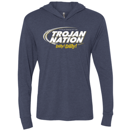 T-Shirts Vintage Navy / X-Small USC Dilly Dilly Triblend Long Sleeve Hoodie Tee