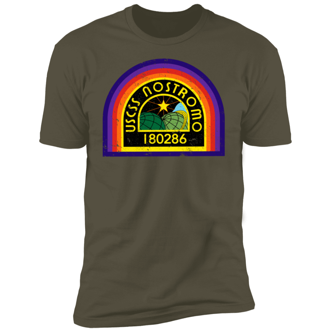 T-Shirts Military Green / S USCSS Nostromo Men's Premium T-Shirt