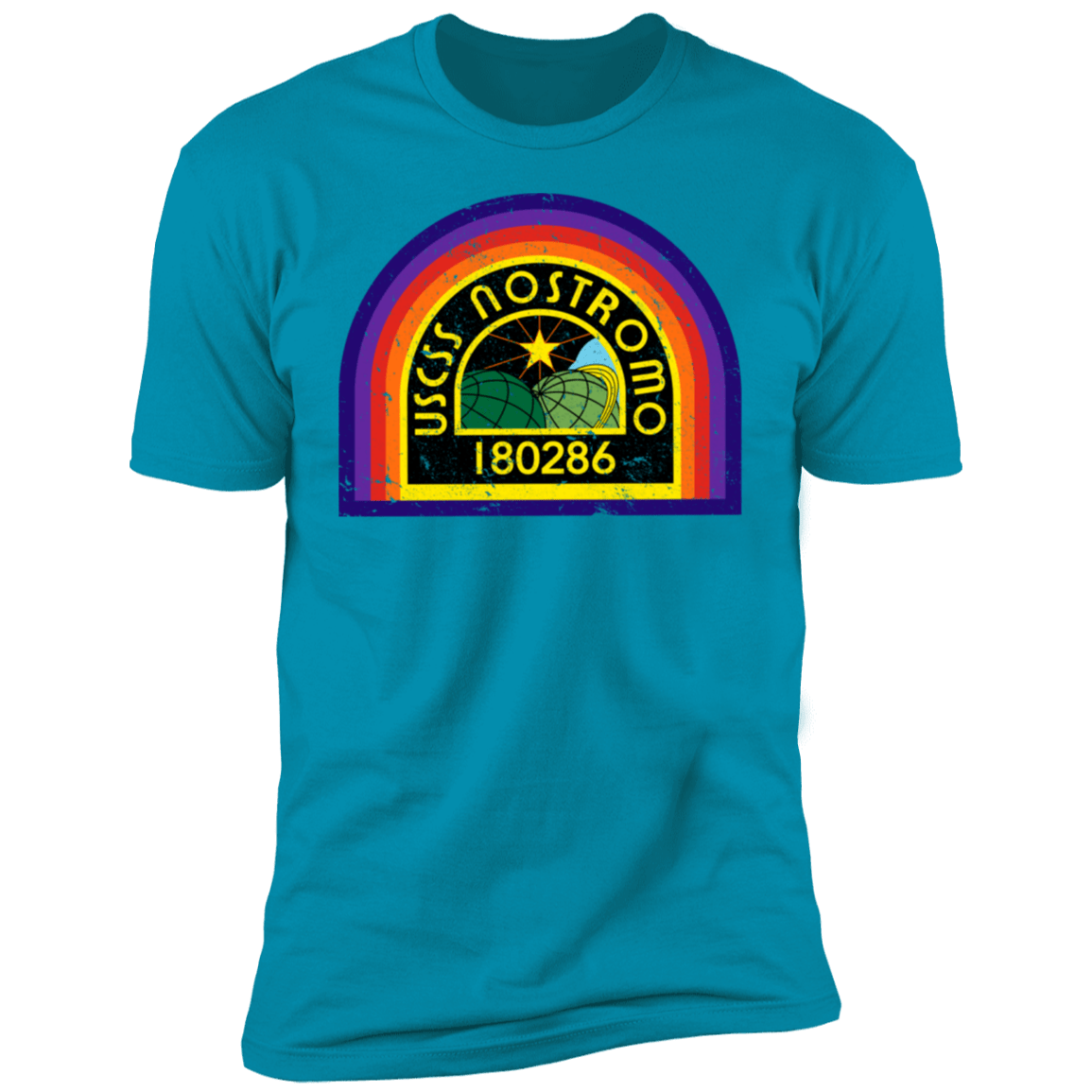 T-Shirts Turquoise / S USCSS Nostromo Men's Premium T-Shirt