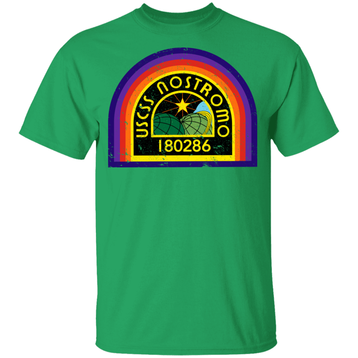 T-Shirts Irish Green / YXS USCSS Nostromo Youth T-Shirt