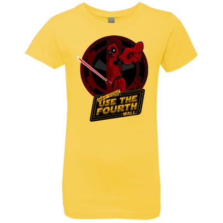 T-Shirts Vibrant Yellow / YXS Use The Fourth Wall Girls Premium T-Shirt