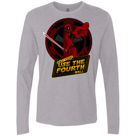 T-Shirts Heather Grey / Small Use The Fourth Wall Men's Premium Long Sleeve