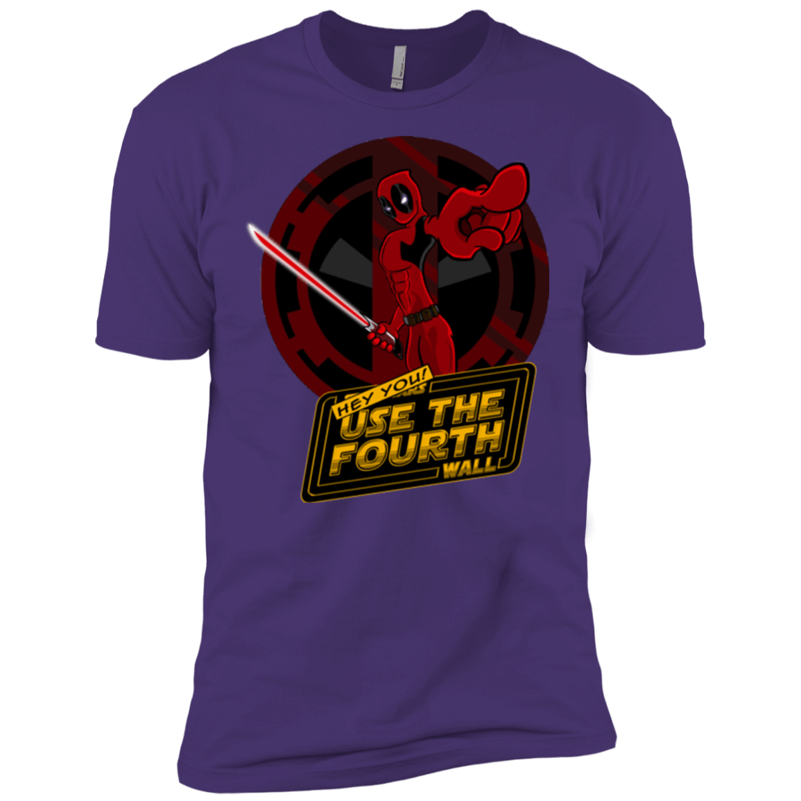 T-Shirts Purple / X-Small Use The Fourth Wall Men's Premium T-Shirt