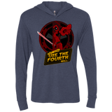 T-Shirts Vintage Navy / X-Small Use The Fourth Wall Triblend Long Sleeve Hoodie Tee