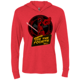T-Shirts Vintage Red / X-Small Use The Fourth Wall Triblend Long Sleeve Hoodie Tee