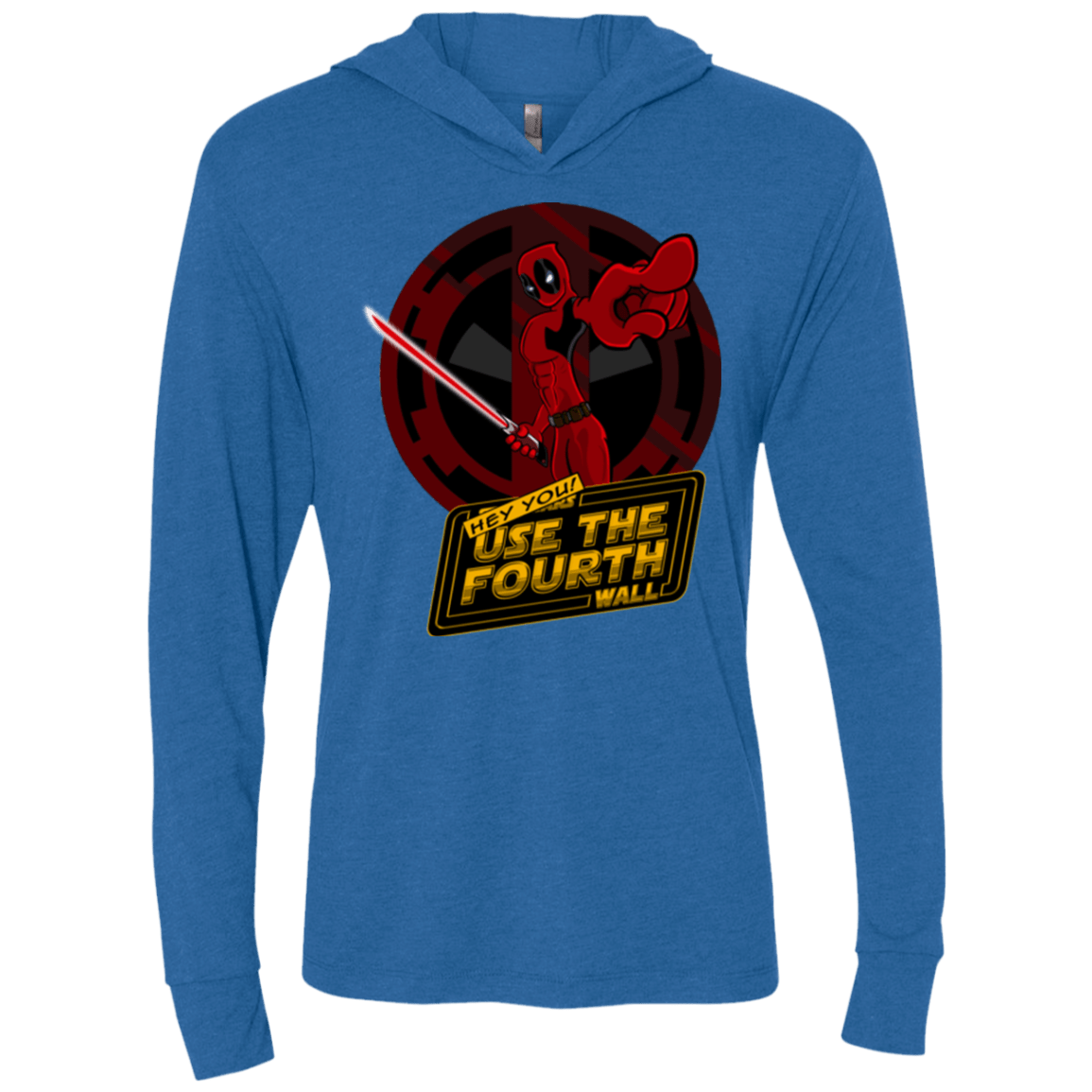 T-Shirts Vintage Royal / X-Small Use The Fourth Wall Triblend Long Sleeve Hoodie Tee