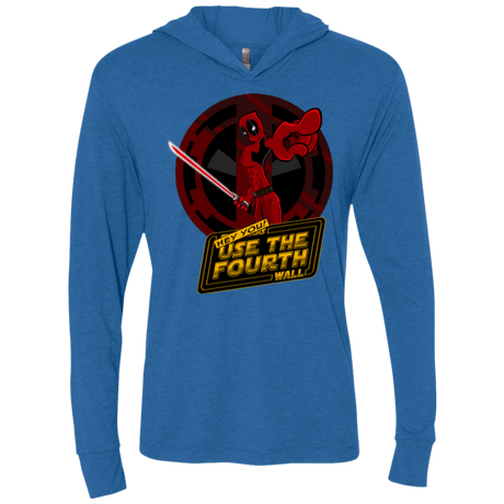 T-Shirts Vintage Royal / X-Small Use The Fourth Wall Triblend Long Sleeve Hoodie Tee