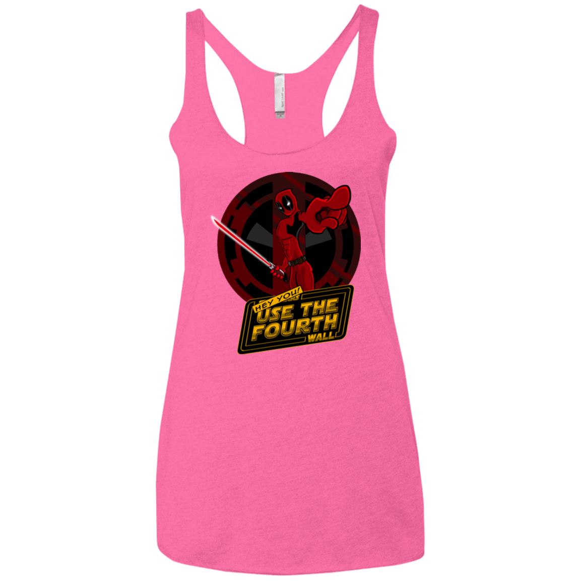 T-Shirts Vintage Pink / X-Small Use The Fourth Wall Women's Triblend Racerback Tank