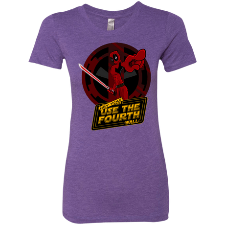 T-Shirts Purple Rush / Small Use The Fourth Wall Women's Triblend T-Shirt