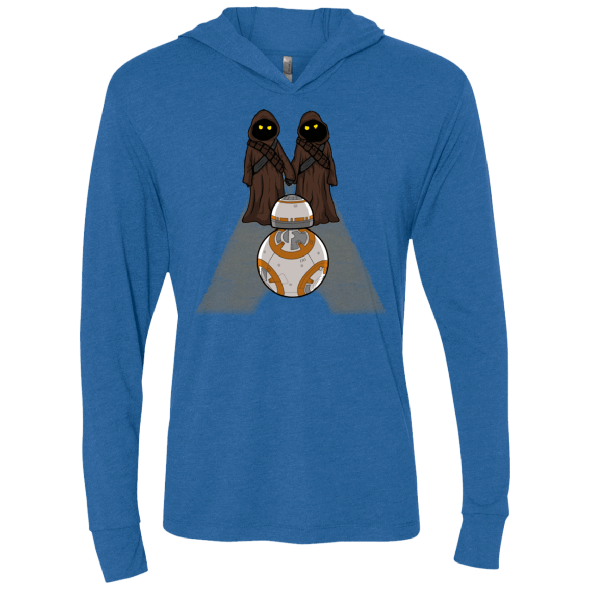 T-Shirts Vintage Royal / X-Small Utini Shining Triblend Long Sleeve Hoodie Tee