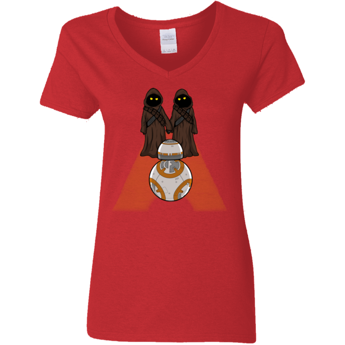 T-Shirts Red / S Utini Shining Women's V-Neck T-Shirt