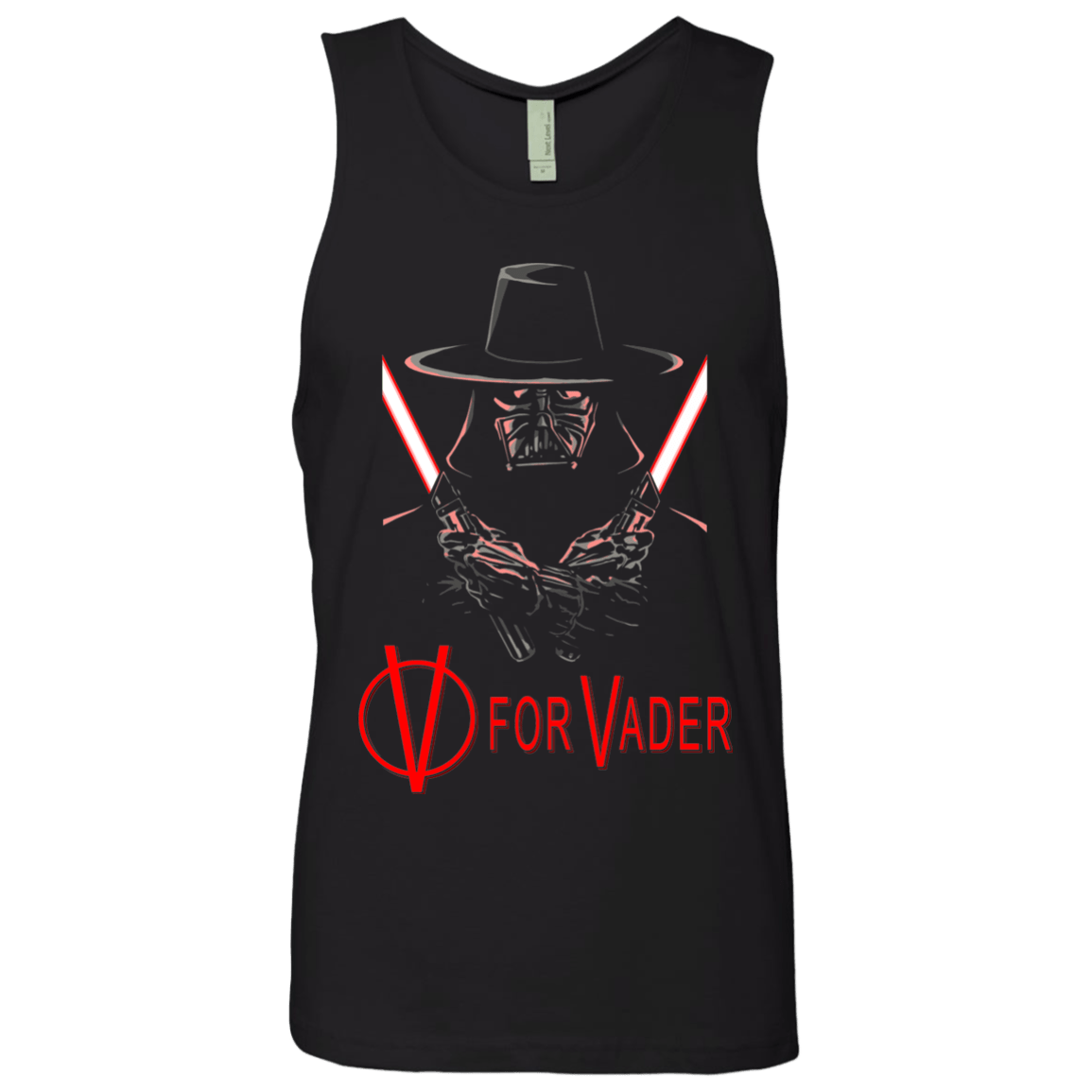T-Shirts Black / Small V 4 VADER Men's Premium Tank Top