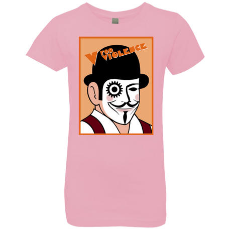 T-Shirts Light Pink / YXS V for Violence Girls Premium T-Shirt