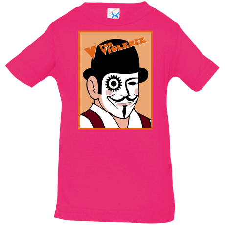 T-Shirts Hot Pink / 6 Months V for Violence Infant PremiumT-Shirt