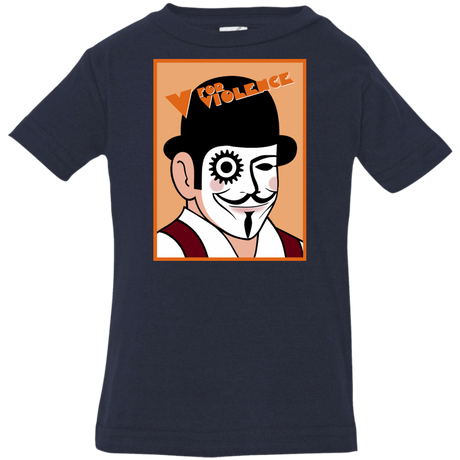 T-Shirts Navy / 6 Months V for Violence Infant PremiumT-Shirt