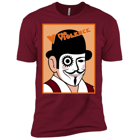 T-Shirts Cardinal / X-Small V for Violence Men's Premium T-Shirt