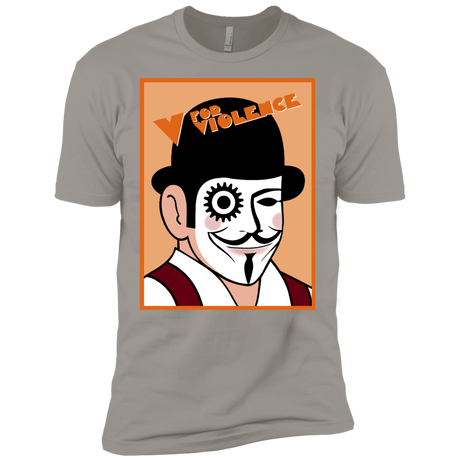 T-Shirts Light Grey / X-Small V for Violence Men's Premium T-Shirt