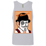 T-Shirts Heather Grey / Small V for Violence Men's Premium Tank Top