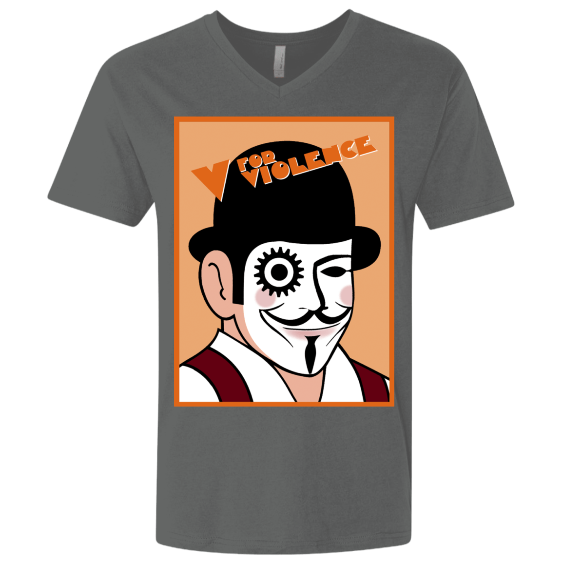 V for Violence Men's Premium V-Neck