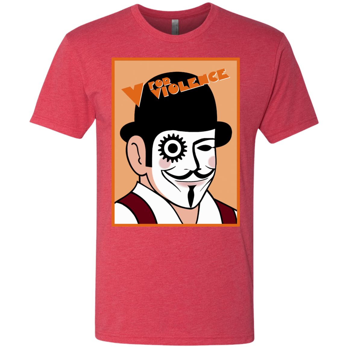 T-Shirts Vintage Red / Small V for Violence Men's Triblend T-Shirt