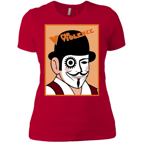 T-Shirts Red / X-Small V for Violence Women's Premium T-Shirt