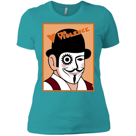 T-Shirts Tahiti Blue / X-Small V for Violence Women's Premium T-Shirt